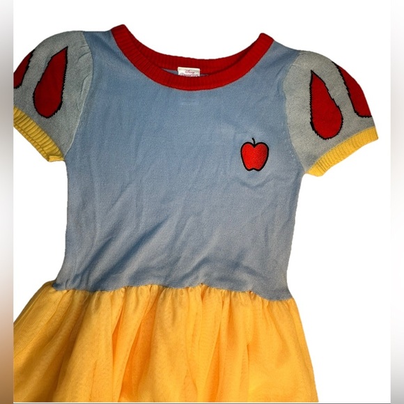 Snow White & the Seven Dwarfs Cosplay Costume Dress Blue/Yellow Girls Sizes - Picture 3 of 9